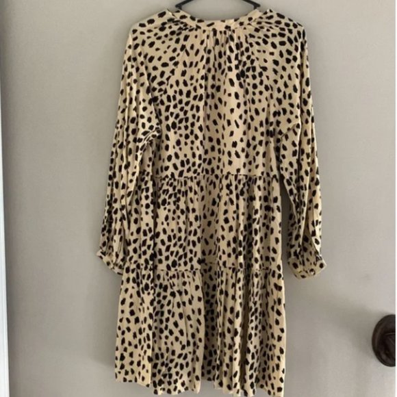 Vineyard Vines Wild Spotted Tiered Leopard Dress New With Tags size Small - Picture 8 of 8